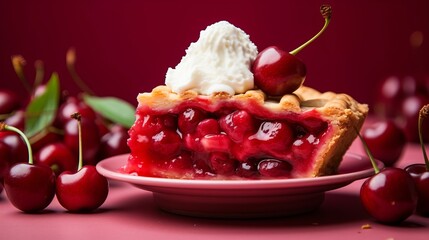 Wall Mural - cherry pie