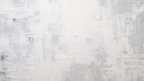 Fototapeta Góry - Abstract white oil paint brushstrokes texture pattern contemporary painting wallpaper background