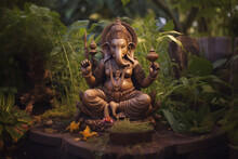 God Ganesha Statue Indian Festival