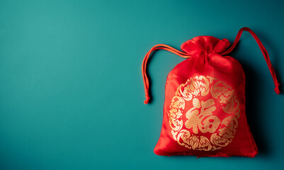 Wall Mural - chinese new year lucky bag