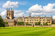 Merton College side view. Oxford, England