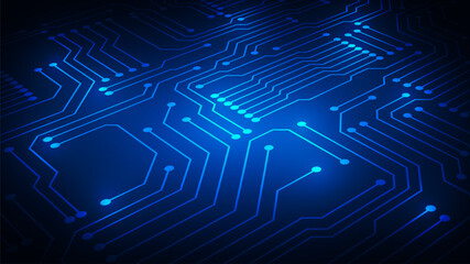 Wall Mural - hi-tech digital data abstract design