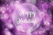 © Nelos - Purple Christmas Background, Shiny With Text Happy Holidays
