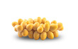 © supasart - fresh date palm fruits on a white,isolated