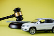 The judge decides the dispute of confiscation of cars, cars on bail. Concept of lawyer services, civil court trial, vehicle accident case study, and insurance coverage