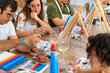 © Alfonso Soler - Art and Wine Workshop. Development of an art class.
