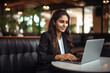 © PRASANNAPIX - Young indian businesswoman or corporate employee using laptop