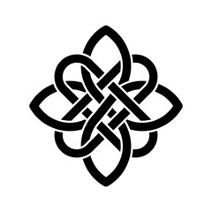 Wall Mural - Celtic Knots icon vector. Celtic signs illustration symbol. Celtic drawings symbol or logo.