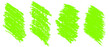 canvas print picture - Gekreitzel mit grüner Farbe - 3 Texturen