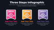 © powerpointschool - Creative infographic elements with dark theme