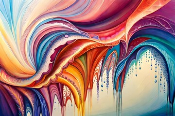 Wall Mural - abstract colorful background