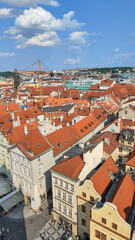 Wall Mural - View at the central square of Prague on Czech Republic