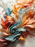 Fototapeta Pokój dzieciecy - High-quality desktop wallpapers with flowers. Generative AI