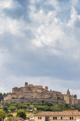 Canvas Print - Anghiari medieval village, Arezzo, Tuscany, Italy