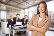 © BillionPhotos.com - Young happy manager worker in the office, AI generated image