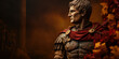 Statue of Gaius Julius Caesar, Roman general and statesman.