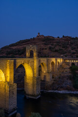 Canvas Print - Puente de Alcantara in Extremadura, Spain