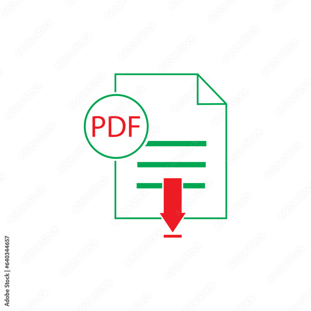 PDF icon. PDF File Format Icon: Download symbols for texts, images ...