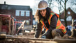 © Fred - diversity and inclusivity photography woman working on construction site