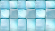 Sky Blue Crystal Squares Texture