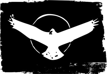 falcon in the sky spat logo vector