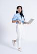 © Timeimage - Photo of young Asian girl on white background