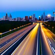 © IK - 大都会の高速道路、早朝 A