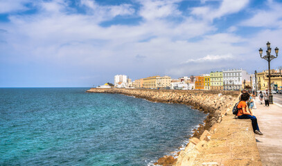 Sticker - Cadiz Landmarks, Spain