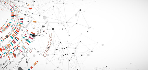 Abstract background on technological and scientific topics.