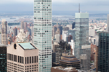 Wall Mural - Skyline of Manhattan from Top of the Rock. New York, USA