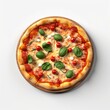 © Beast-Art-St - 3d rendering. Pizza on white background
