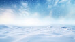 canvas print picture - winter schnee hintergrund schneeverwehungen schöne leichte schneeflocken blauer himmel abend illustration hintergrund januar februar dezember weihnachten x-mas geschenke weihnachtsmann Generative AI