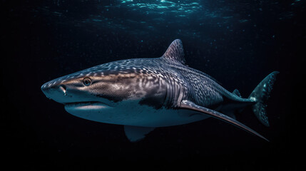 Canvas Print - bull shark.