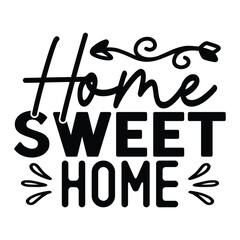 home sweet home, New Family SVG Design Template