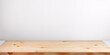 © Hayat Muhabbat ALi - empty wooden board with white background for display of product, backdrop for product photography