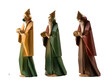 Three Magic Kings Day christmas 3d wise men came to worship the Infant Christ, brought him a gift of gold, frankincense and myrrh transparent png