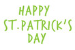 © vectorfusionart - Digital png illustration of happy saint patrick's day text on transparent background
