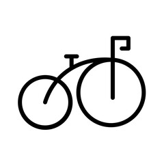 Poster - Bicycle Old Bike Outline Icon