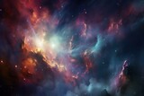 Fototapeta Fototapety kosmos - astronomy celestial background telescope way outer cosmos red cosmos galaxies green nebula universe star sky pink abstract background galaxy light lactic space abstract nebula nasa explosion f space