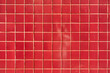 Red tiles background and texture.