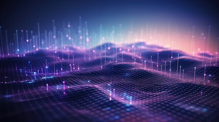 abstract texhnology background.Generative Ai