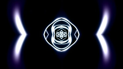 Wall Mural - hypnotic animation with moving plasma rings. design. hypnotic pattern of moving plasma rings. beauti