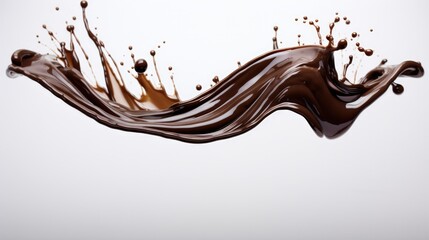 Wall Mural - chocolate sauce splash - stock concepts