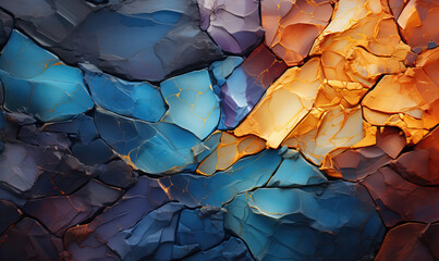 Wall Mural - abstract stone texture background in colorful color.