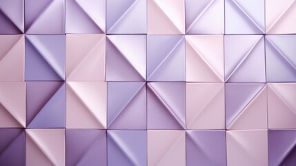 Wall Mural - Background of purple multicolored triangles pattern texture. Beautiful pattern in violet colors for design. 3d illustration of a pattern for the desktop. Wallpapers