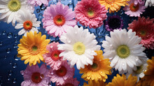 Beautiful Flowers Abstract Background 