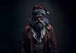© Gaston - Spooky scary Santa Claus. Horror in the north pole: when Santa Claus turned evil