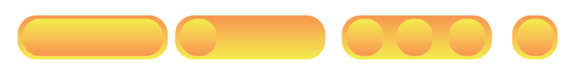 buttons for web vector