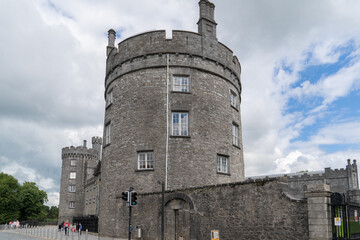 Wall Mural - Restored circular tower with loopholes at Kilkenny castle