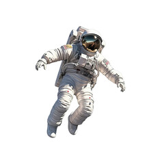 Wall Mural - astronaut isolated on transparent background, Generative ai